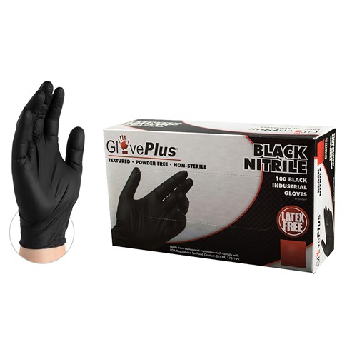 AMMEX GPNB4-M Nitrile Gloves - Medium - 5mm