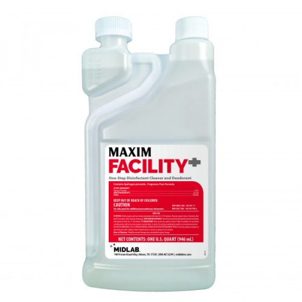 Maxim Facility +, Easy Squeeze Bottle - Quart